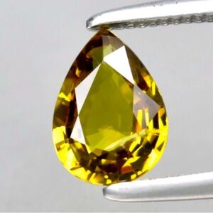 0.76 Ct Natural Sapphire Pear Cut Loose Gemstone